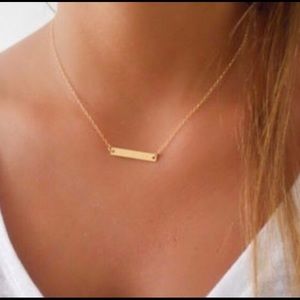 Gold Bar Necklace